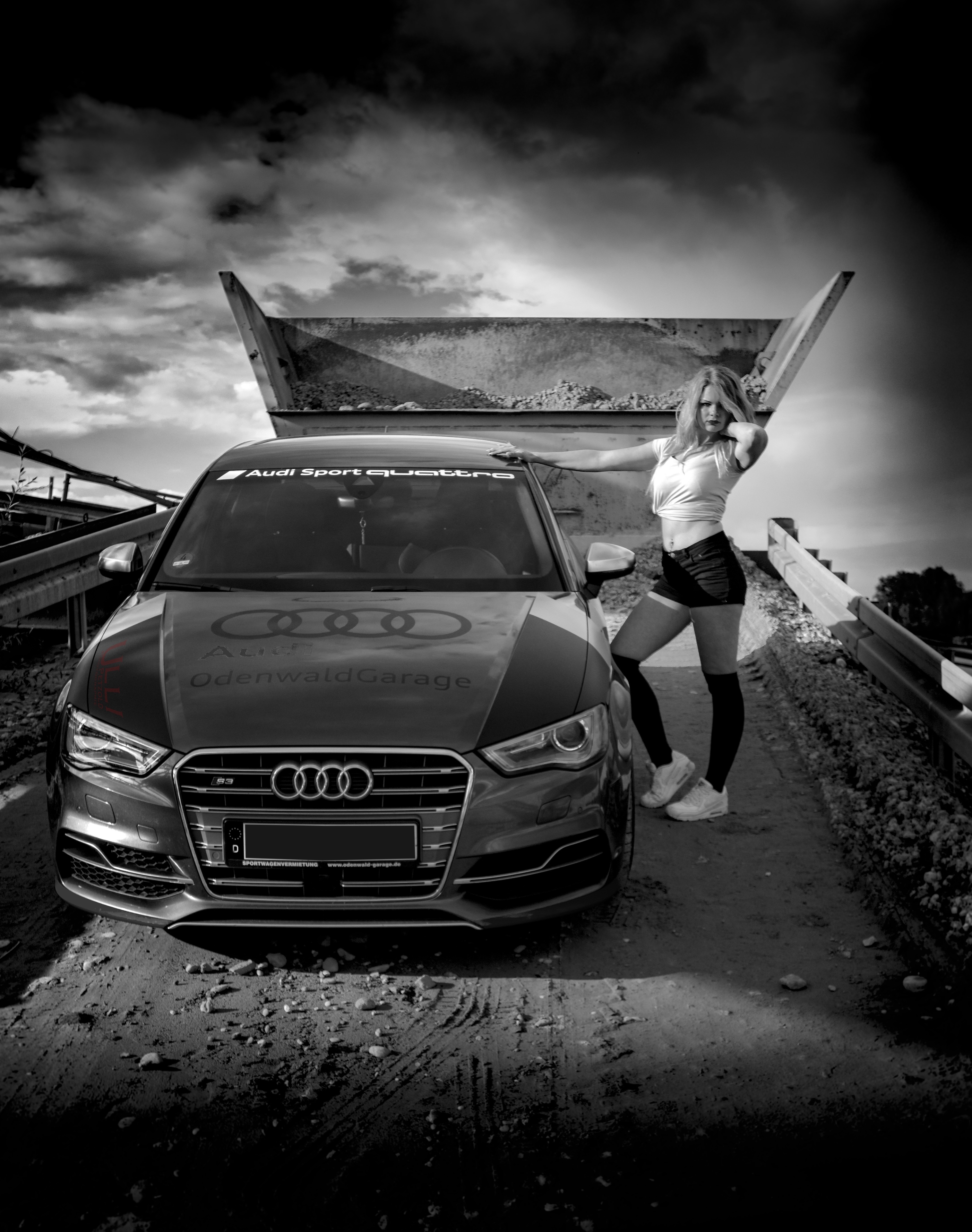 20170917 Kieswerk Karlsdorf AudiS3 Nathalie